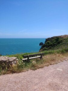 View out to sea